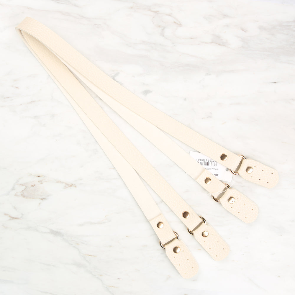 Knitme Böceli Çanta Askısı 80x2 cm Krem BA-0020